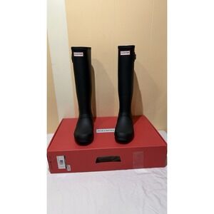 Hunter Original Tour Tall Boot, Black Winter, Rain Boot, Women's Size 9 New